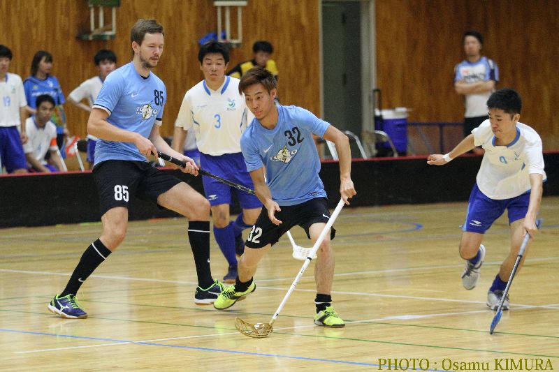 日本フロアボールリーグ 19 男子 東京サンダーボルツ 対 駿河台大学 Doelpunt